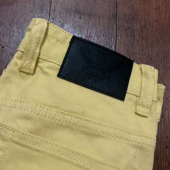 Victorious Premium Denim yellow slim fit jeans - Picture 6 of 6